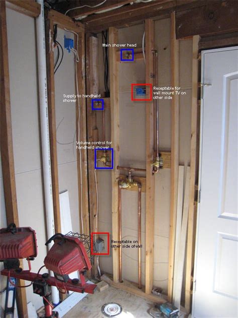 can electrical boxes touch in wall|Electrical/ plumbing in same stud bay .